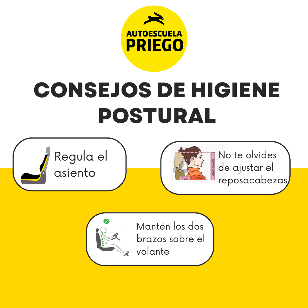 Consejos De Higiene Postural - Autoescuela Priego De Córdoba